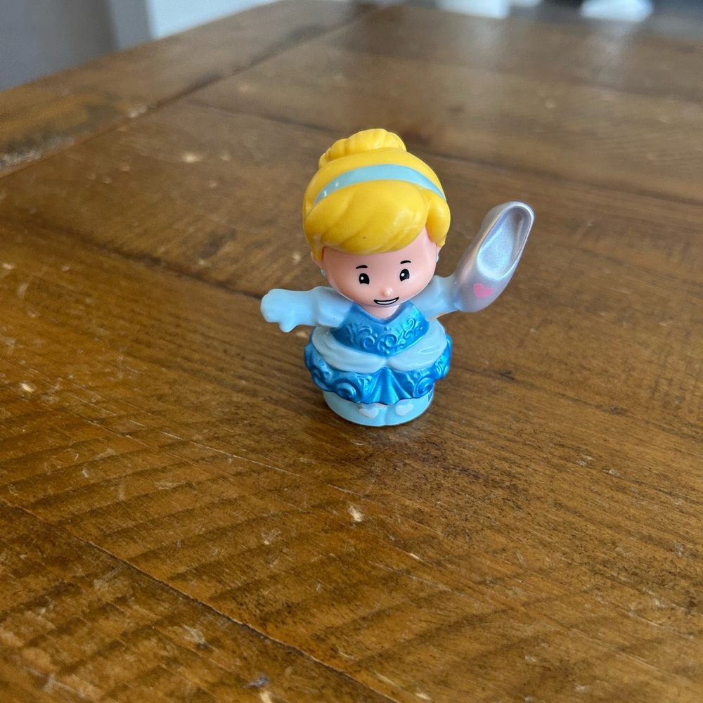 Fisher Price Little People Cinderella with glass slipper as is